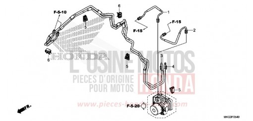 TUYAU DE FREIN CMX500AH de 2017